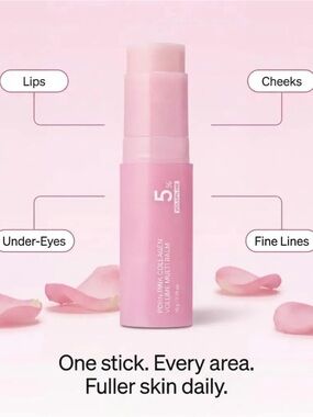5% Valufiline  Pink Collagen Volume Multi Balm Stick